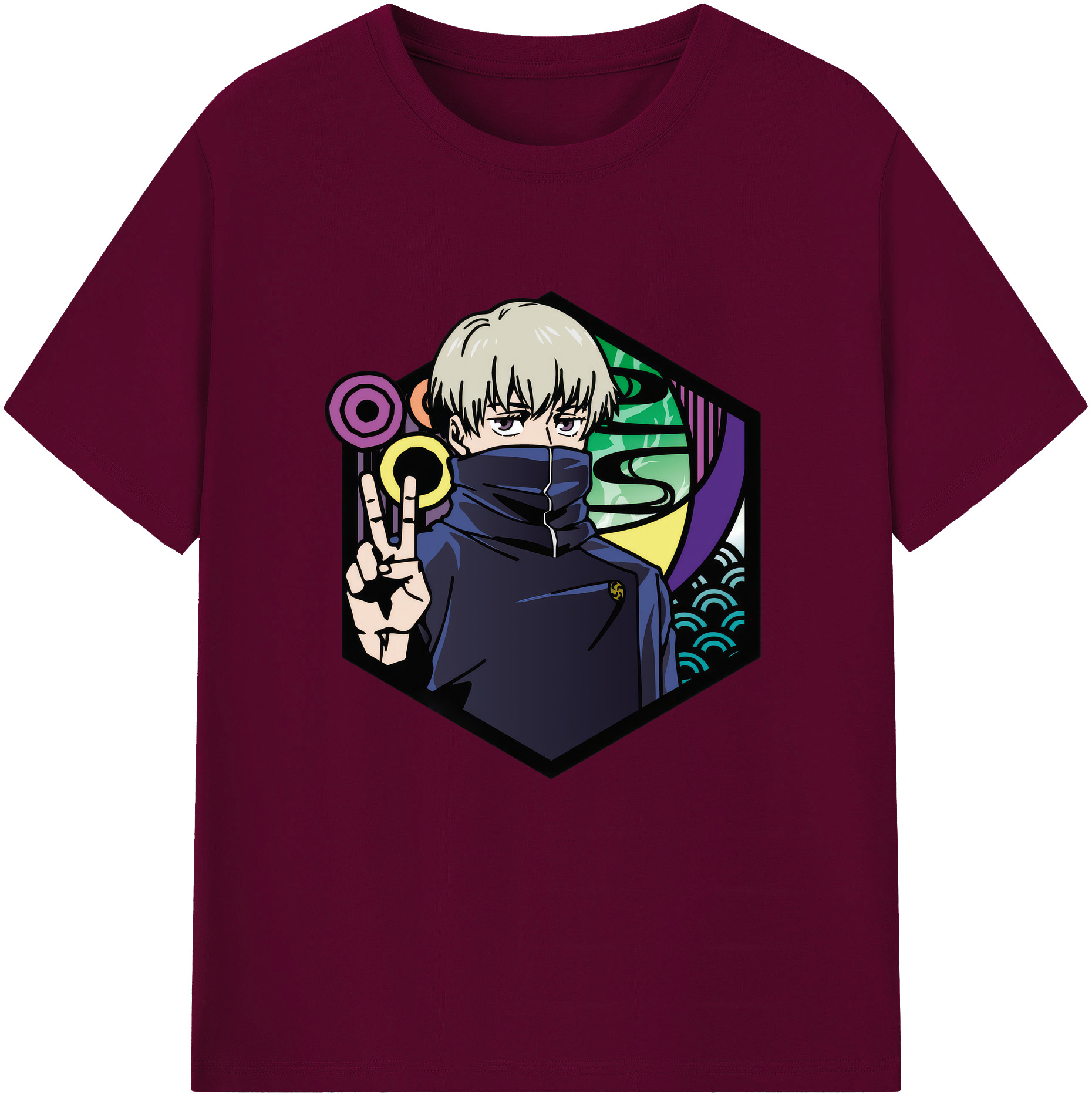 （画像用） 呪術廻戦 Jujutsu Kaisen レディースカジュアルプリントTシャツ（綿100％）